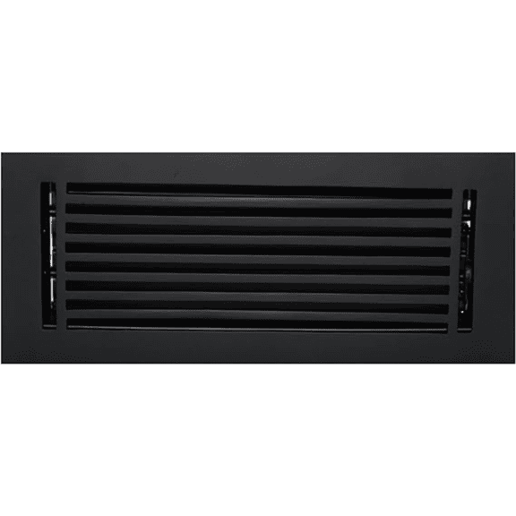 Caststo- 4"x12" (Duct Opening) Walkable| Heavy Duty | Cast Aluminum | Floor Register Floor Vent Register with Air Control Feature, HVAC, No Holes- Model Express
