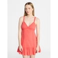 thumbnail image 2 of No Boundaries Lace Trim Cotton Mini Dress, Women's XXS-XXL, 2 of 5
