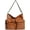 Brown, variant on Bohemia Purse for Women Oil Wax Leather Crossbody Bag Retro Shoulder Bag Chic Hobo Bags Tote 2023