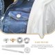 thumbnail image 3 of DEEPCRAFF 1Jgo Botones De Presión Sin Coser Para Ropa En Acero Inoxidable Color Plata Ideal Para Manualidades, 3 of 6
