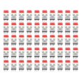 thumbnail image 1 of 50Pcs Interrupteur à Bouton avec Réinitialisation Instantanée Automatique en Plastique Rouge Tact Tactile Pousser 8 Broches (5V), 1 of 8