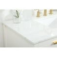 thumbnail image 4 of Elegant Decor Larkin 42" Solid Wood MDF Single Bathroom Vanity in White, 4 of 8