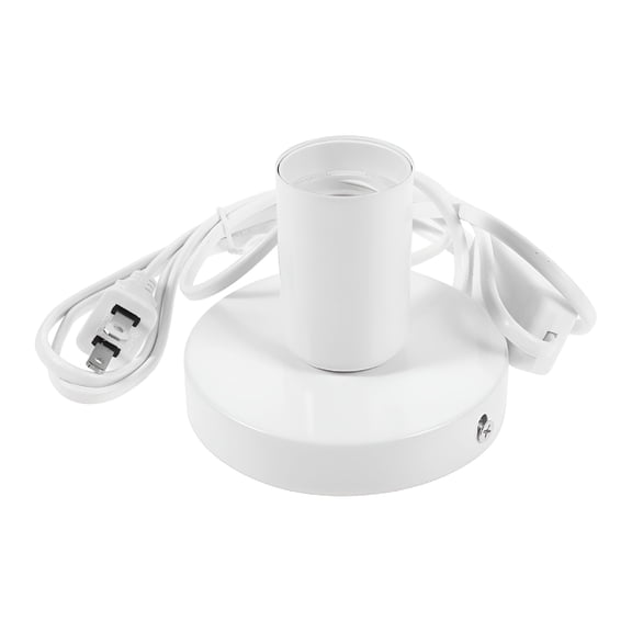 HIBIBUD Metal Base for Table Lamp Desk Lamp E27 Base Metal Lamp Base DIY Table Lamp Base (US Plug)