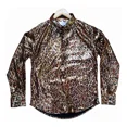 thumbnail image 3 of Camisa Manga Larga Metálica Animal Print, 3 of 6