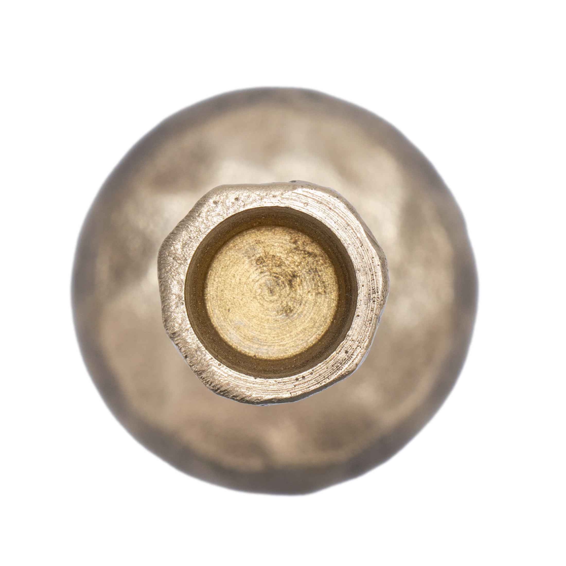 My Texas House Gold Christmas Taper Candle Holder, 9"