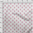 thumbnail image 2 of oneOone Silk Tabby Fabric Floral & Flying Swan Block Printed Craft Fabric BTY 42 Inch Wide, 2 of 4