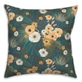 thumbnail image 2 of Creative Products Green Tropical Floral 18 x 18 Spun Poly Pillow, 2 of 3