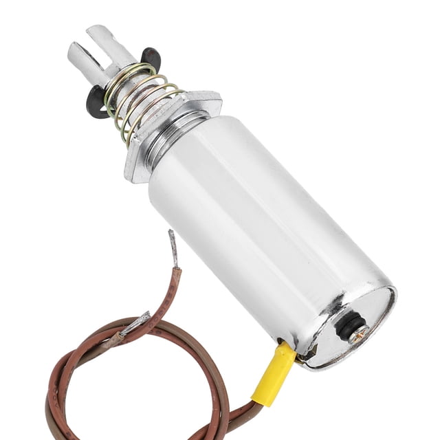 Automation DC Solenoid Electromagnet Push Pull Type Cylindrical For Industrial Automation MQ8-Z12B 9.8N 24VDC