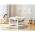thumbnail image 6 of UTEX 2 in 1 Kids Construction Play Table with Storage Drawers and Built-in Plate (White), 6 of 6