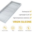 thumbnail image 3 of Jabonera de silicona Vanity Tray EG-SIPRO para encimera de baño, 3 of 7
