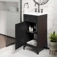 thumbnail image 2 of Modway Steamforge 18" Bathroom Vanity in White black, 2 of 15
