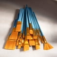 thumbnail image 3 of RSET-9382 | 25pc Golden Taklon Long Handle Variety Brush Set, 3 of 10