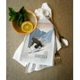 thumbnail image 2 of Ski Gunstock, Downhill Skier Lithograph (100% Cotton Tea Towel, Decorative Hand Towel, Kitchen and Home), 2 of 3