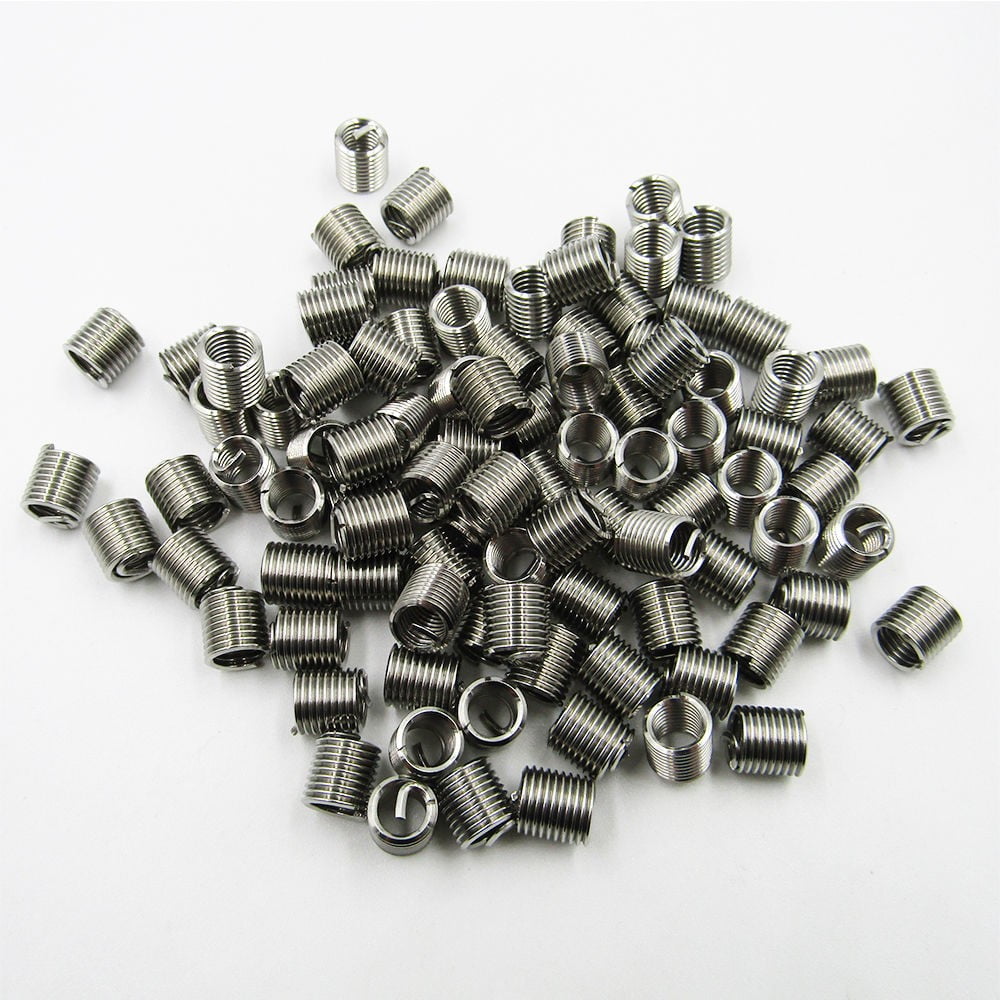 50pc Helicoil Insert M6 x 1 x 2.5D 304 Stainless Steel Thread Repair Wire Insert 