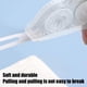 thumbnail image 5 of Cinta correctora para reescritura instantánea: fuerte cobertura, revestimiento blanco a prueba de fugas para bolígrafos, bolígrafos de gel y lápices. Herramienta ergonómica para la corrección en la o, 5 of 6