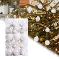 thumbnail image 3 of 30 Adornos de Bolas de Navidad delicados Adornos para árboles de Navidad Bolas Adornos Cinco blanco Zulema Colgantes Bolas, 3 of 8