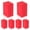 12Pcs(Red), variant on 12 Pcs Curtain Weights, Waterproof Magnetic Curtain Weights, Weighted Magnets for, Shower Curtain, Garden Flag, Tablecloth