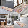 thumbnail image 2 of Pioneer Flower Floral Print Pattern Kitchen Rug Mat,Kitchen Runner Rugs Non Skid Washable,Decorative Kitchen Floor Mats for Kitchen,Sink,Laundry,17"X47", 2 of 5