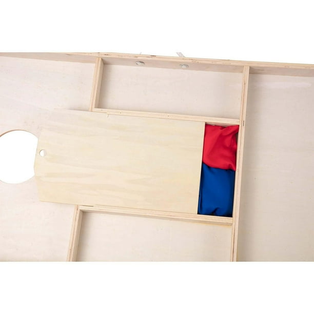 TRIUMPH Woodie 2' x 4' Cornhole Set of Two - Brown - Walmart.ca