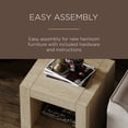 thumbnail image 4 of Maven Lane Artemis Contemporary Wooden Side Table in Refined Grey Finish, 4 of 6