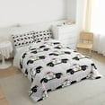 thumbnail image 3 of Feelyou Grey Police Car Queen Comforter Set, Kids Boys Girls Bedding Comforter Set, 3pcs, 3 of 8