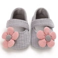 thumbnail image 4 of Chaussures Bébé Fille Confortables Couleurs Mixtes Fleur Mode Premiers Pas Chaussures Enfant, 4 of 5