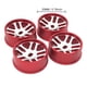 thumbnail image 3 of Cubo de llantas de rueda Zulema Paquete de 4 piezas para WLtoys K969 K979 K989 rojo, 3 of 6