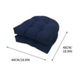 thumbnail image 6 of KCEHTA Outdoor Chair Cushions Set of 2 Patio Seat Cushion Square Chair Cushion Seat Pads Chair Cushions Swing Cushion Outdoor Seat Cushion Rocking Chair Cushion, 6 of 6