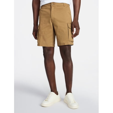 George Men's & Big Men's Relaxed Fit Cargo Shorts, 10" Inseam, Sizes 30-46