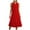 Red, variant on Womens Summer Sequin Dress Fashion Crew Neck Sleeveless Midi Dress Casual Loose Wedding Guest Dress Formal Party Evening Dress