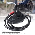 thumbnail image 4 of Joystick de Silla de Rueda Eléctrica, Velocidad Variable de Frenado Electromagnético Movilidad de movilidad Shaadways Controlador para Motor Cepillado de 24V de 24V, 4 of 7