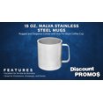 thumbnail image 2 of 15 oz. Malva Stainless Steel Mugs - 6 Pack - Silver, 2 of 5
