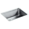 thumbnail image 2 of Kohler 3332-NA KOHLER K- Undertone Extra-Large Squared Undercounter Kitchen Sink, Stainless Steel, 2 of 2