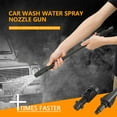thumbnail image 2 of High Pressure Wand Power Water Hose Nozzle Hydro Jet Glass Cleaner Cleaning Garden Sprayer Car Window Washing, 2 of 11