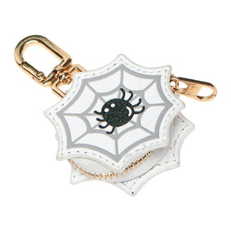 Sparkly Cherry Keychain & Bag Charm - Bling Rhinestone Metal Purse Accessory, Set Of 1
