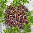 thumbnail image 5 of HELLOYOUNG Cinco De Mayo Wreath, Day of The Dead Floral Skull Decor, Colorful Mexican Folk Art Porch Hanging with Sugar Skull Design, 5 of 5