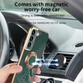 thumbnail image 5 of Nalacover Slim Case for Samsung Galaxy S21 FE,Cute Cartoon 6D Plating Astronaut Hidden Magnetic Ring Kickstand Soft TPU Shockproof Corner Protection Drop Proof Edge Bumper Cover.Darkgreen, 5 of 9