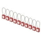 thumbnail image 4 of Electrical Lockout Padlock, Lockout Tagout Cable Lock 10 Sets Internal Insulation For Equipment Maintenance, 4 of 8