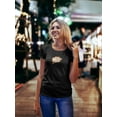 thumbnail image 2 of Thinking Hi Shaped T-Shirt Women -Smartprints Designs, Female Large, 2 of 4