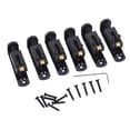 thumbnail image 3 of Sillín de Puente Dividido para Guitarra Eléctrica Placa de Cuerda de Bola de Rodillo Accesorios de Pieza Trasera de Metal para Control de Resonancia ANGGREK Otros, 3 of 8