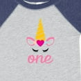 thumbnail image 4 of Inktastic 1st Birthday Unicorn Girls Baby Bodysuit, 4 of 5