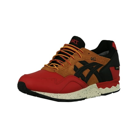 - Asics Men's Gel-Lyte V G-Tx Red / Black Ankle-High Leather Running Shoe - 10.5M