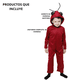 thumbnail image 4 of Disfraz de Primavera Hormiga Roja Unitardo Unisex Infantil Talla 1  a 3 años, 4 of 7