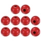 thumbnail image 1 of Juego de 10 perillas de bola roscadas, rosca hembra M6, diámetro de 25 mm. Perilla de bola de termoplástico, mango redondo de fenolico [Rojo], 1 of 1