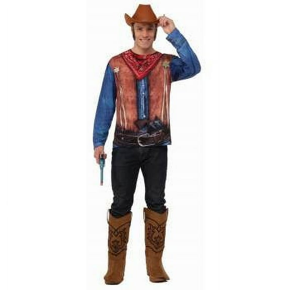 COWBOY SUBLIMATION SHIRT - XL