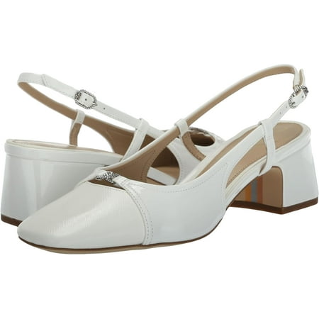 

Sam Edelman Women s Tarra Pump Bright White Patent 7.5M