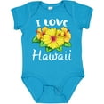 thumbnail image 3 of Inktastic I Love Hawaii Hibiscus Flowers Boys or Girls Baby Bodysuit, 3 of 5