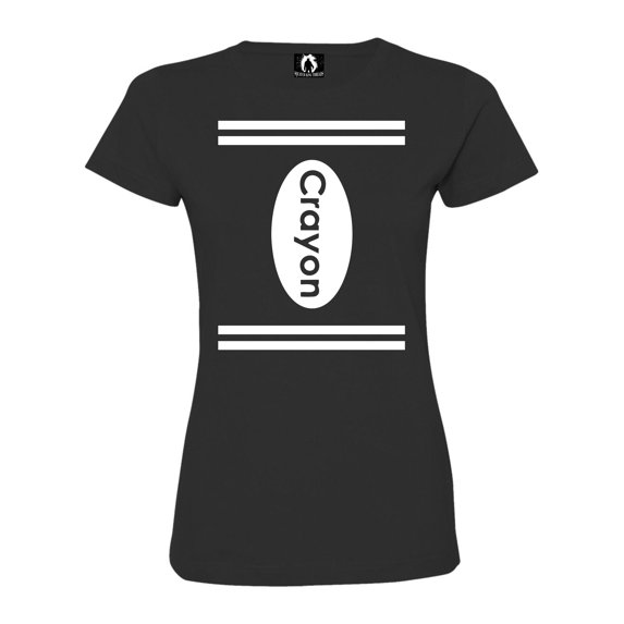 Womens Crayon Costume In Many Colors Deluxe Soft T-Shirt