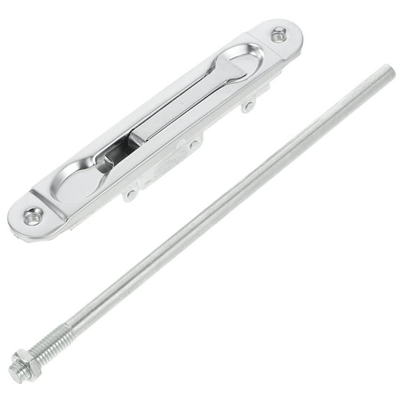 FONDOTIN Slide Bolt Latch Door Bolt Latch Silver 304 Stainless Steel 1 Set