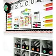 thumbnail image 6 of Schoolgirl Style Black, White & Stylish Brights Stylish Supplies Mini Bulletin Board Set, 6 of 6